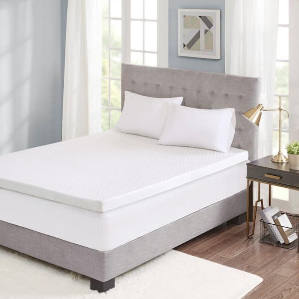 Sleep Philosophy 3 in. Gel Memory Foam with Cooling Cover 3 in. Twin XL ...