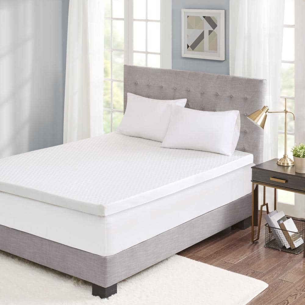 Sleep Philosophy 3 in. Gel Memory Foam with Cooling Cover 3 in. King ...