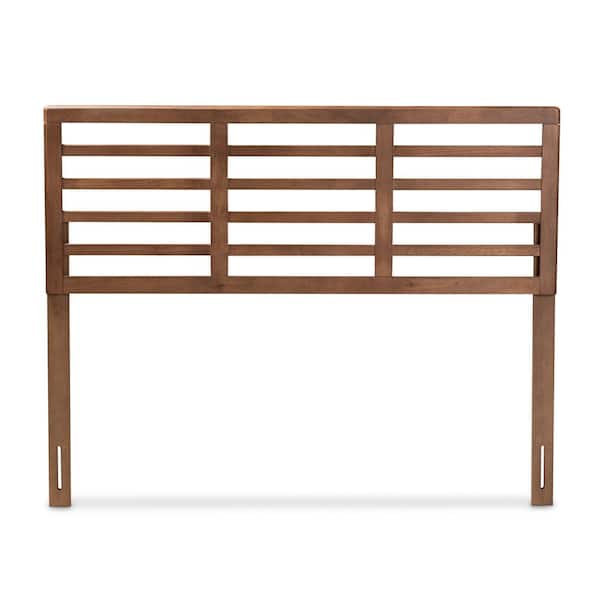 Baxton Studio Salome Ash Walnut Full Headboard