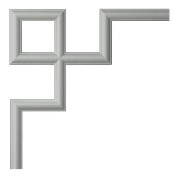 Ekena Millwork 11.75 in. D x 5.125 in. W x 25.625 in. L Primed Polyurethane Panel Moulding