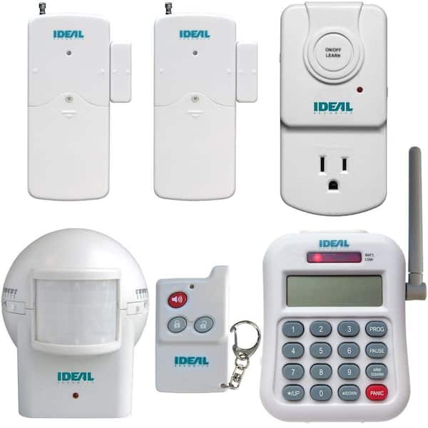 IDEAL SECURITY Wireless Alarm Set with Telephone Dialer and Wireless Socket Control