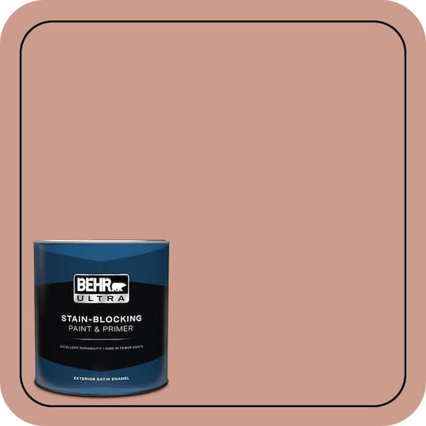 BEHR ULTRA 1 qt. #210F-5 Artifact Satin Enamel Exterior Paint & Primer