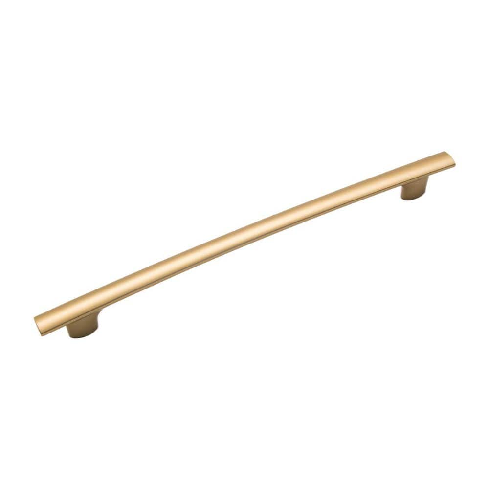 Swell Collection Bar Pull - 8-13/16 in. Center to Center Brushed Golden Brass Bar Cabinet Pull price history on PriceWatchPro