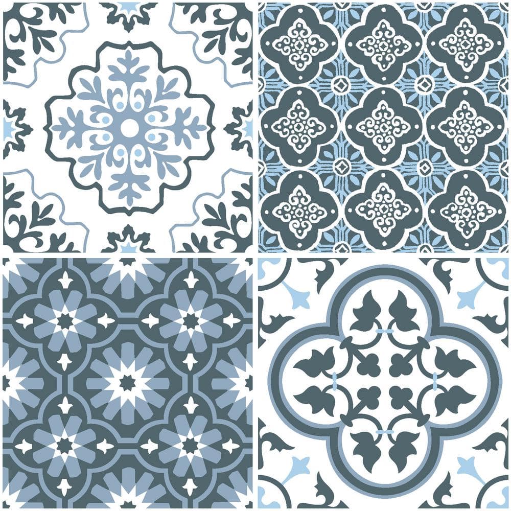 Take Home Sample Myriad Blue 6 in. W x 6 in. L Residential Vinyl Tile Flooring price history on PriceWatchPro