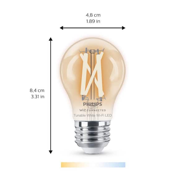 4Pack Wifi Smart LED Light Bulb E26 E27 Dimmable for Amazon Alexa/Google Home 