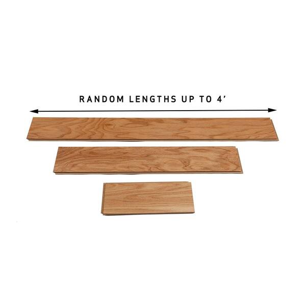 Home Decorators Collection Natural Red Oak 3/8 in. T X 5.375 in. W Click Lock Smooth Engineered Hardwood Flooring (27.5 sq.ft./case)