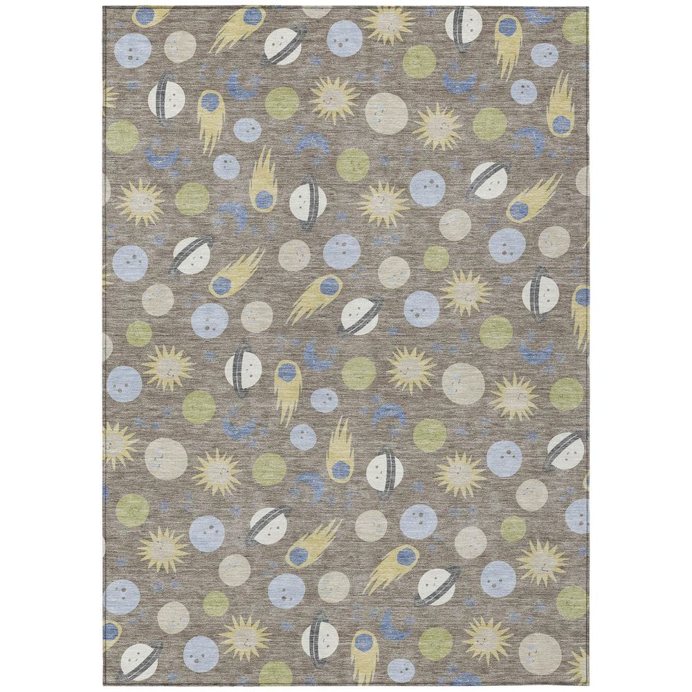 Chantille Machine Washable Indoor/Outdoor Abstract ACN2581 Taupe 10 ft. x 14 ft. Area Rug price history on PriceWatchPro