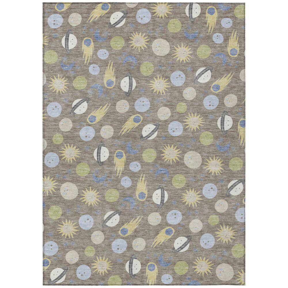 Chantille Machine Washable Indoor/Outdoor Abstract ACN2581 Taupe 3 ft. x 4 ft. Area Rug price history on PriceWatchPro