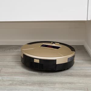 PetHair Robotic Vacuum Cleaner and Mop with Auto Recharging Station, Large dustbin, Stair & Obstacle Detection in Beige