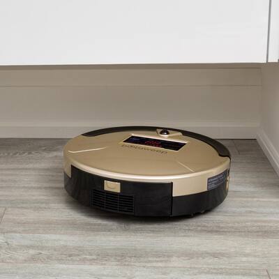 PetHair Robotic Vacuum Cleaner and Mop, Champagne