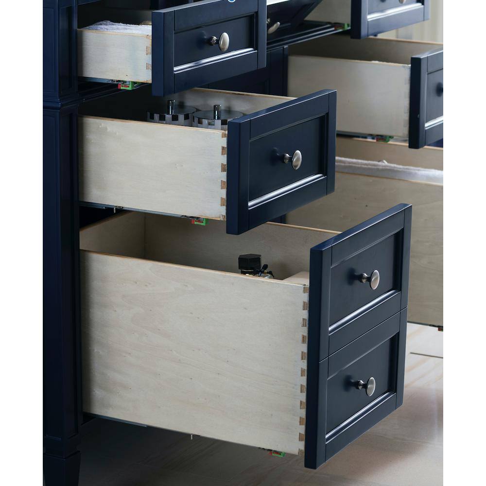Victory Blue 47" Solid Wood Single Vanity Base