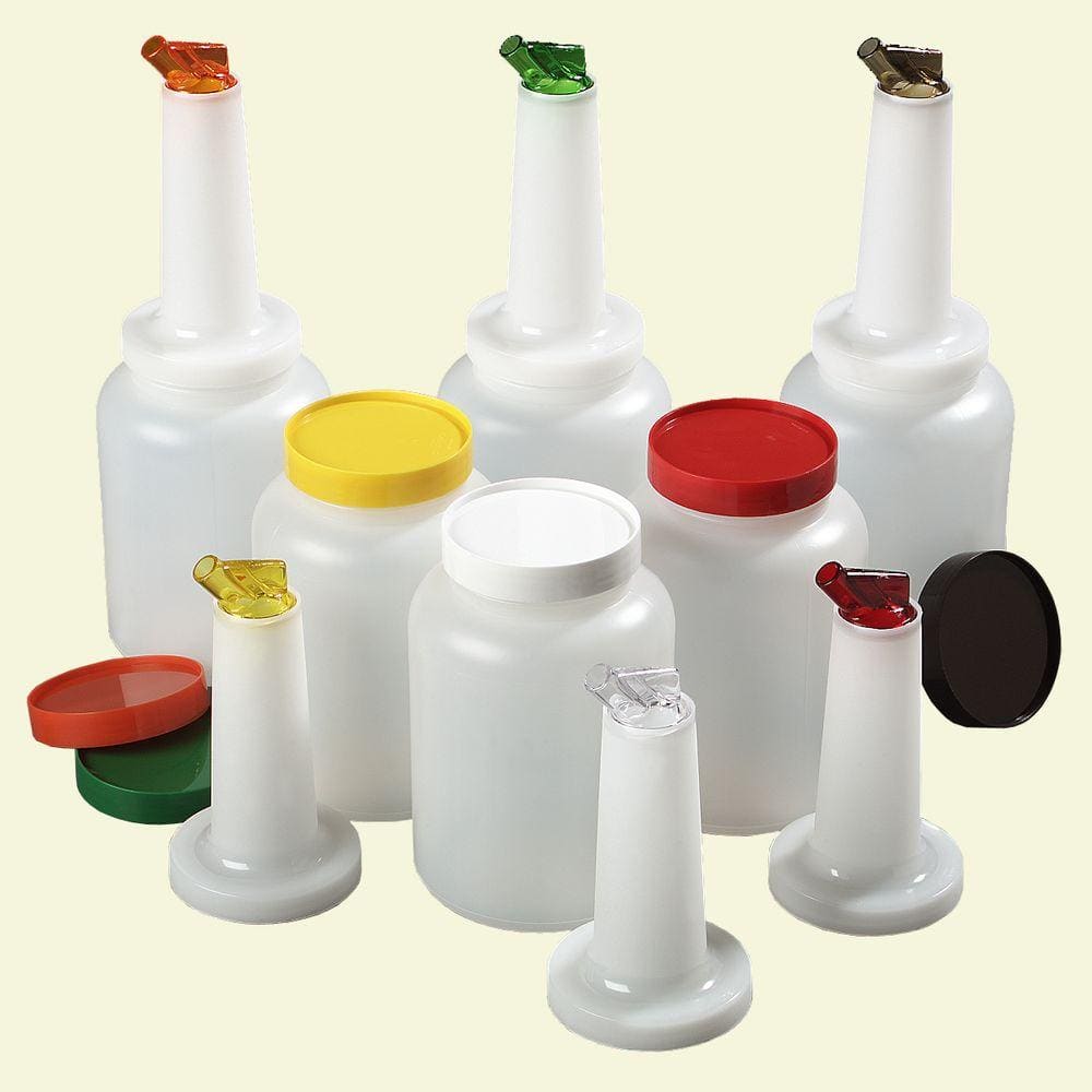 Carlisle Store N' Pour 1/2 Gallon Container Set with Assorted Color