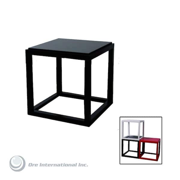 Unbranded Black Stackable End Table