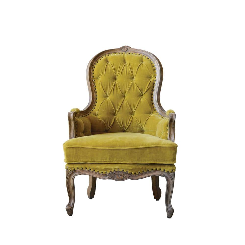 chartreuse accent chair