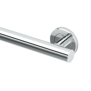 Gatco 887 Latitude-2 Barra Di Sostegno Per Bagno 45,7 Cm - True-Grip Residenziale - Acciaio Inox Nichel Satinato - Portata 113 Kg