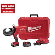 M18 18V Lithium-Ion Cordless FORCE LOGIC 750 MCM Crimper W/(2) Batteries, Charger, Hard Case