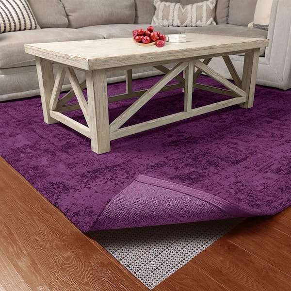 Rug on Carpet Non Slip Rug Pad by Slip-Stop - White - 2' x 3