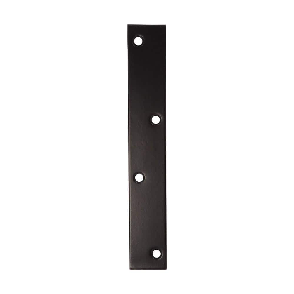 (4-Pack) 8 in. Black Mending Plate