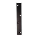 8 in. Black Mending Plate (4-Pack)
