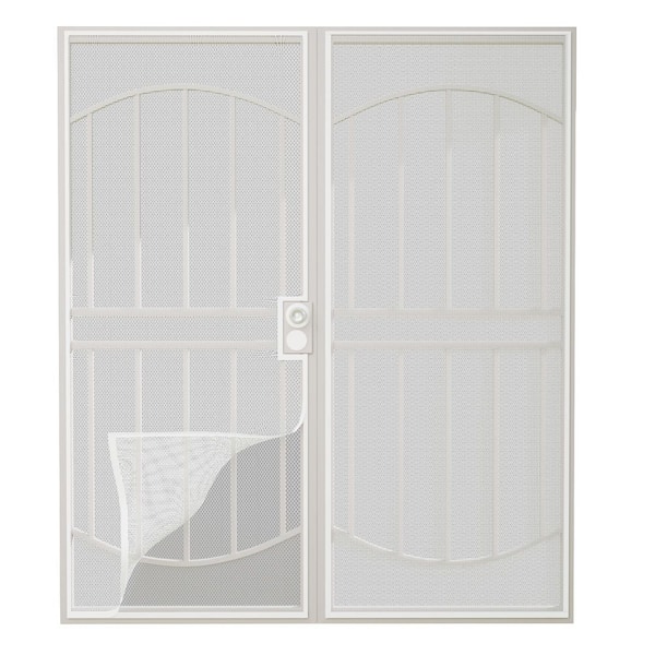 ARK DESIGN 72 in. x 80 in. Universal/Reversible Hinging White Surface ...
