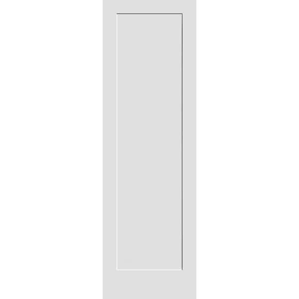 28 in. x 96 in 1-Panel Wood Core White Primed Smooth MDF Interior Door Slab