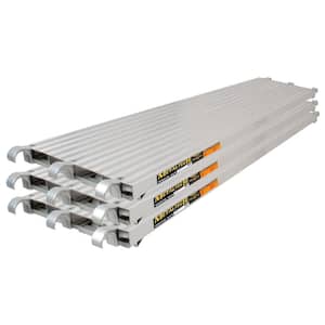 7 ft. L x 19 in. W Scaffolding Platform, Aluminum Work Platform and Scaffold Plank for Metaltech Scaffolding, 3-Pack