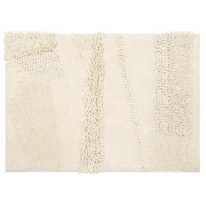 Composition Parchment 17 in. x 24 in. Cotton Bath Mat