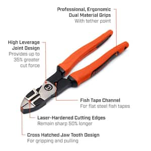 9-1/2 in. Z2 High Leverage Linesman Pliers with Dual Material Grips