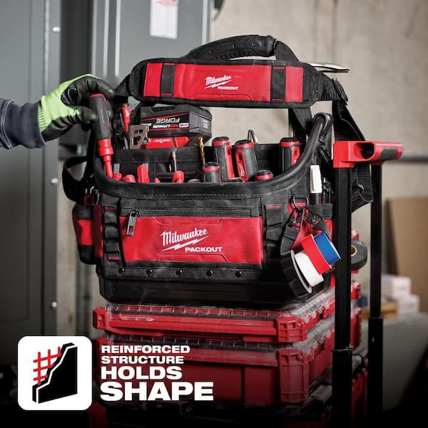 Milwaukee PACKOUT 15 in. Structured Tote 48-22-8317 - The Home Depot