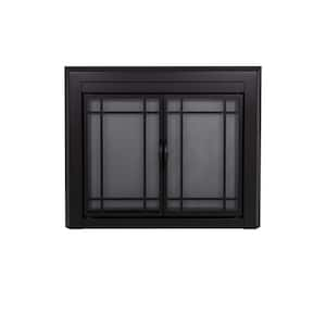 Easton Medium Glass Fireplace Doors