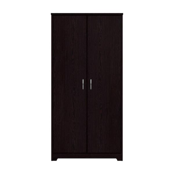 Bush Furniture Cabot Espresso Oak 60.94 in. Accent Storage Cabinet with Doors