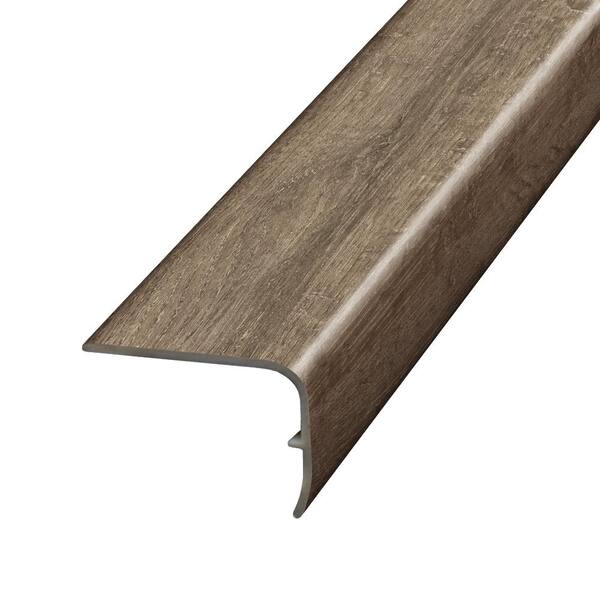 Mohawk Autumn Harvest Grey Oak 1.32 in. Thick x 1.88 in. Wide x 78.7 in. Length Vinyl Stair Nose Molding