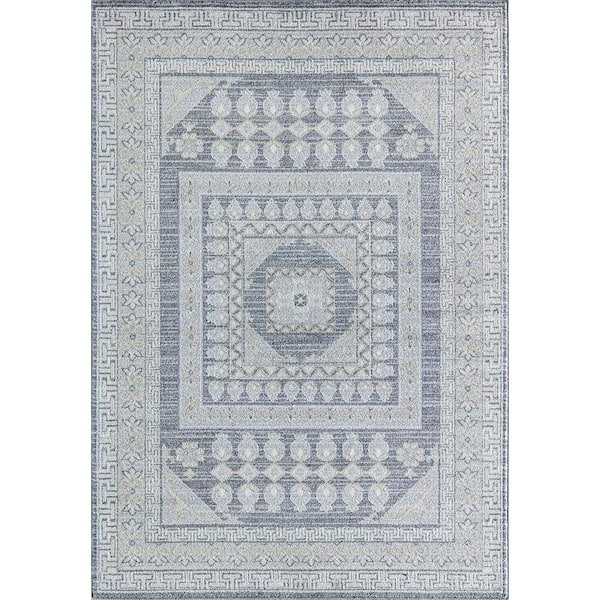 Rugs America Hailey Cumulus Cloud 2'6"x8' Vintage Area Rug