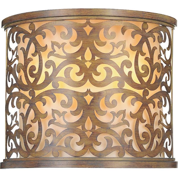 CWI Lighting Nicole 2 Light Wall Sconce With Brushed Chocolate