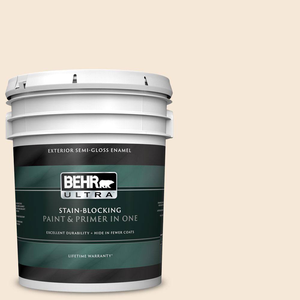 BEHR ULTRA 5 gal. BXC14 Water Chestnut SemiGloss Enamel Exterior
