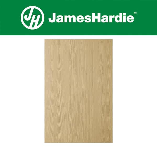 James Hardie Hardie Panel HZ10 48 in. x 96 in. Primed Cedarmill Fiber Cement Panel Siding