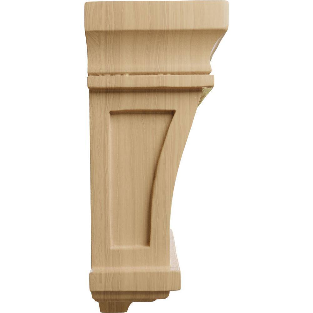 Cherry Hand-Carved Hardwood Decorative Corbel 5" x 3" x 7"