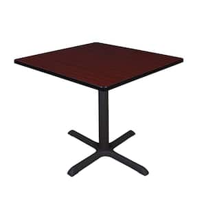 Bucy Mahogany Square 42 in. Breakroom Table