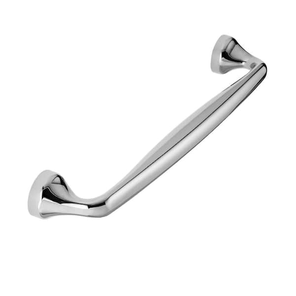 Sumner Street Home Hardware Mason 6-1/4 in. (159 mm) Center-to-Center Classic Polished Nickel Bar Drawer Pull