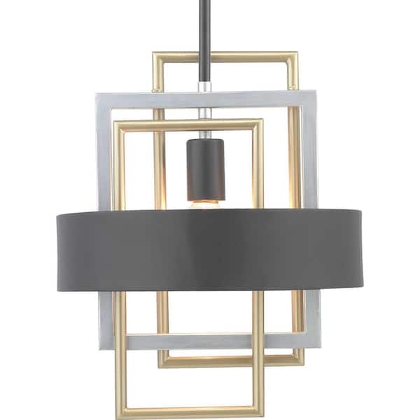 Adagio Collection 1-Light Black Mini-Pendant
