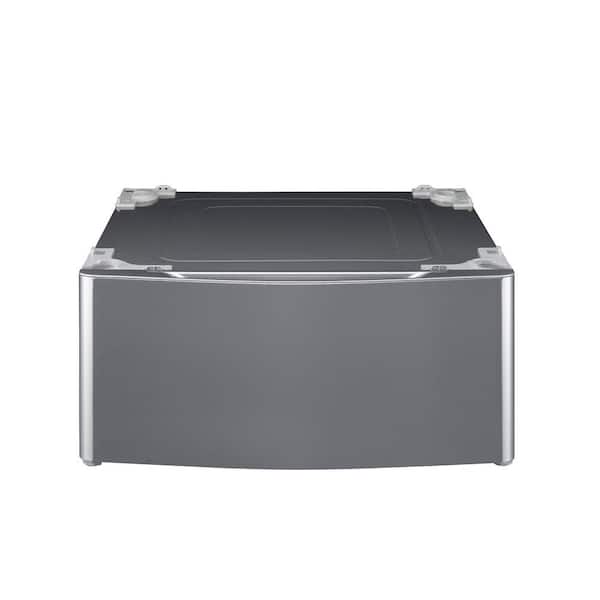 LG Electronics 29 in. Laundry Pedestal in Graphite Steel with Storage