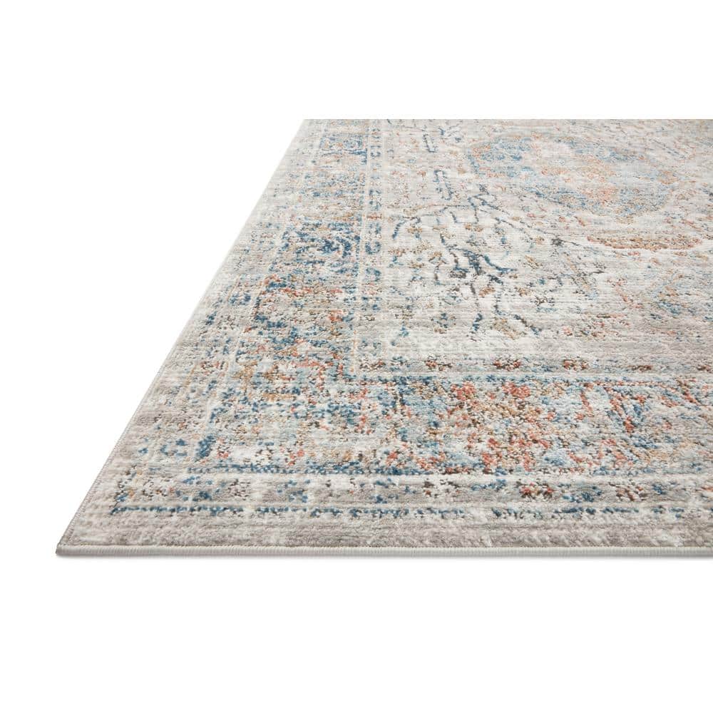 Stone Multi Gray 7'11" x 10'6" Polypropylene Area Rug