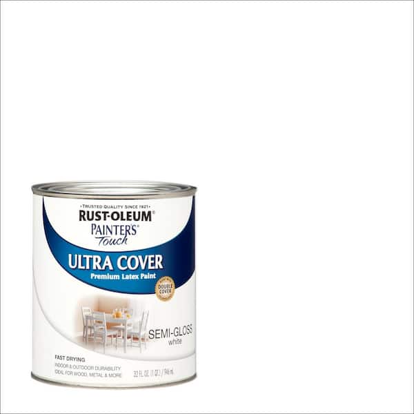Rust-Oleum Painter's Touch 32 oz. Ultra Cover Semi-Gloss White General Purpose Paint