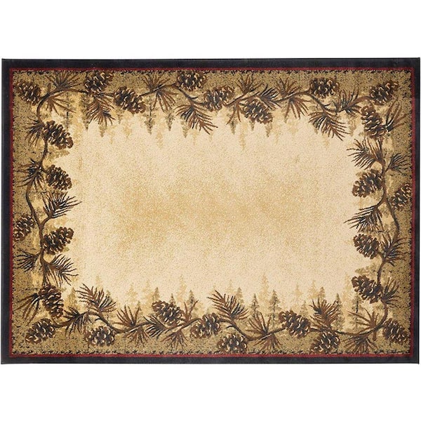 American Destination Multi-Colored 2 ft. x 4 ft. Polypropylene Area Rug