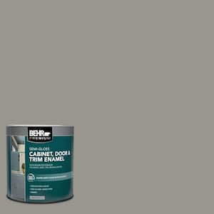 1 qt. #N360-4 Battleship Gray Semi-Gloss Enamel Interior/Exterior Cabinet, Door & Trim Paint