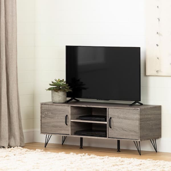 South S Evane 16 In Oak Camel, Sony 55 Inch Tv Table Stand