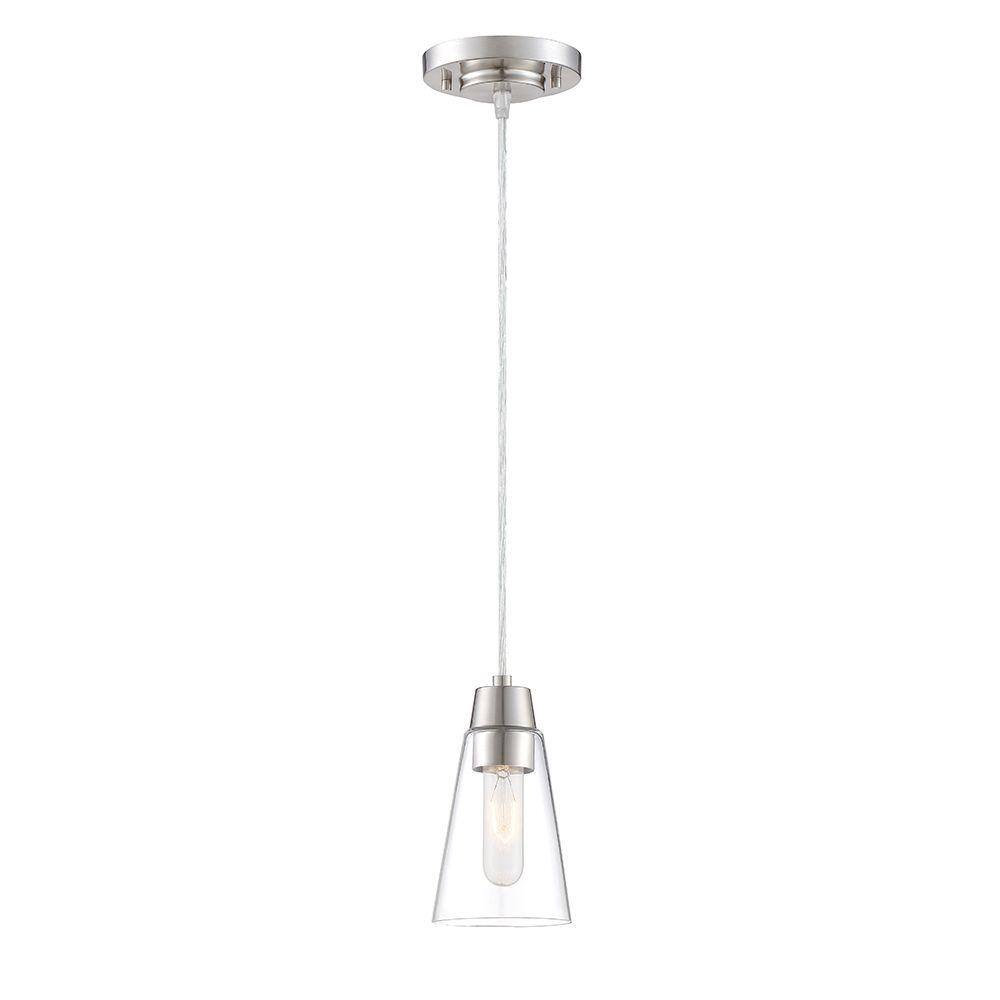Designers Fountain Echo Satin Platinum Mini Pendant 87830-SP