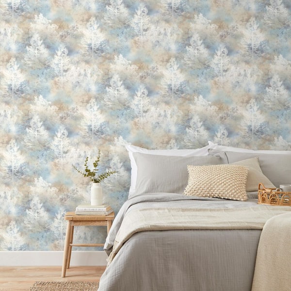 Willem Blue Tree Wallpaper