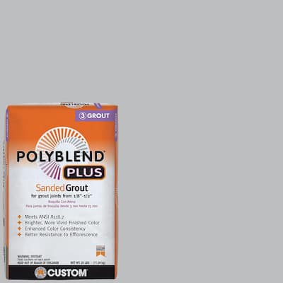 Polyblend Plus #115 Platinum 25 lb. Sanded Grout