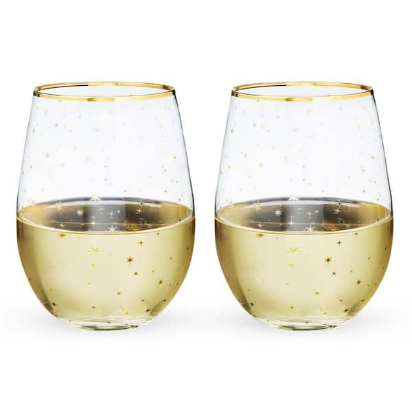 Sparkle Star Drinking Glass / Iced Coffee Glass Cup / Aesthetic Stemless  Wine Gin Glass / Cute Drinking Glasses 